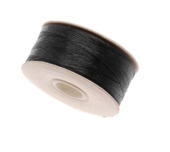 NYMO Nylon Beading Thread Size D for Delica Beads – Black 64 Yards (58 Meters)