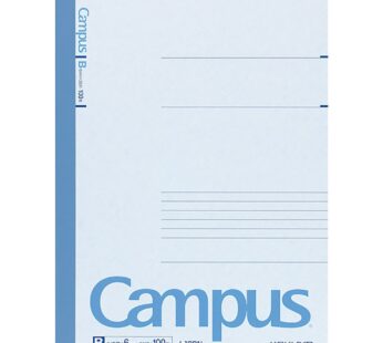 KOKUYO Campus Notebook, B 6mm Ruled, Semi-B5, 100 Sheets, 35 Lines, Blue, Japan Import (NO