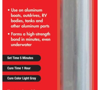 STAR BRITE Waterproof Epoxy Aluminum Putty Stick – Quick & Permanent Repairs for Boats, RV
