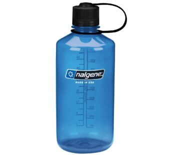 Nalgene Tritan Narrow Mouth BPA-Free Water Bottle, Slate Blue, 32 oz