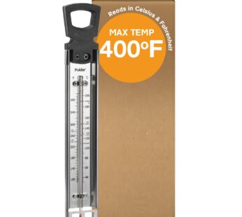 Candy Thermometer Deep Fry/Jam/Sugar/Syrup/Jelly Thermometer with Hanging Hook Cooking The