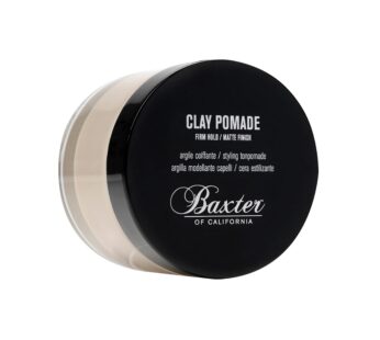 Baxter of California Clay Pomade Firm Hold / Matte Finish Hair Pomade for Men and Women, P