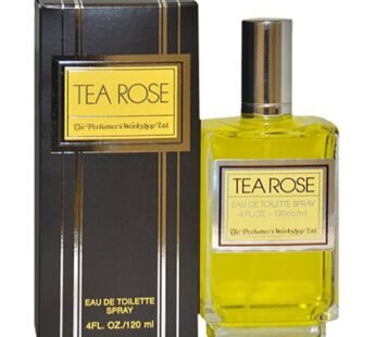 Perfumer’s Workshop Tea Rose by Perfumer’s Workshop for Women – 4 Ounce EDT Spray