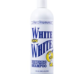 Chris Christensen White on White Whitening Treatment Dog Shampoo, Groom Like a Professiona