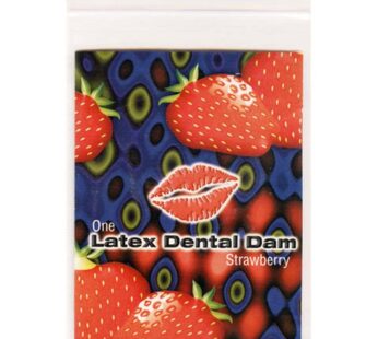 LINE ONE Latex Dental Dam, Strawberry