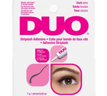 DUO Strip Eyelash Adhesive for Strip Lashes, Dark Tone, 0.25 oz, 1-Pack
