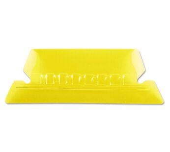 Pendaflex Hanging Folder Tabs, 2″, Clear Yellow, 25 Tabs and Inserts per Pack (42 YEL)