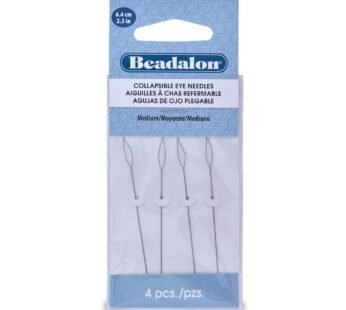 Beadalon Collapsible Eye Needles 2.5-Inch Medium