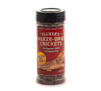 Fluker’s Freeze Dried Insects – 1.2oz – Crickets for Reptiles, Birds, Fish, Hedgehogs, and