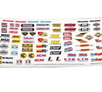 Traxxas 2514 Decal Sponsor Sheet, 293-Pack