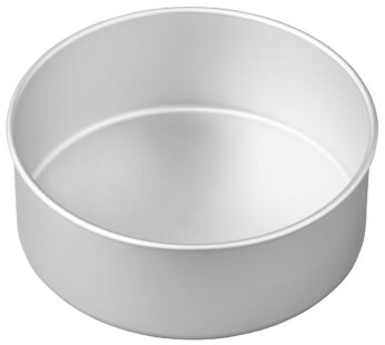 Wilton Aluminum Round Cake Pan, 8 x 3-Inch, Silver