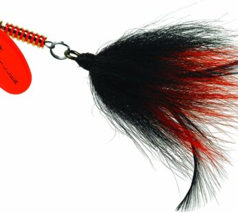 Mepp’s BM HO-BO MuskyKiller-Bucktail, 3/4-Ounce, Hot Orange