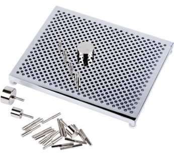 Artistic Wire Deluxe Jig Kit – 5×4 Inch Aluminum Wire Bender Jig with 30 Adjustable Pegs,
