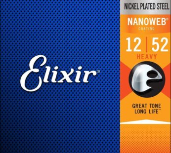 Elixir Strings, Electric Guitar Strings, Nickel Plated Steel with NANOWEB Coating, Longest