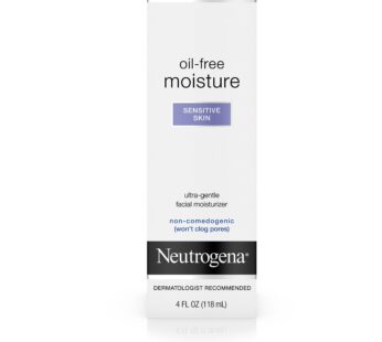 Neutrogena Oil-Free Daily Facial Moisturizer for Sensitive Skin, Ultra-Gentle & Lightweigh