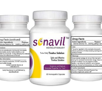 Eliminate Tinnitus With Sonavil Guaranteed! (Single Bottle)