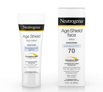 Neutrogena Age Shield Face Lotion Sunscreen Broad Spectrum SPF 70 – 3 Oz