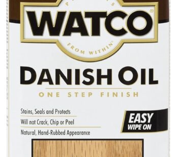 Watco A65741 Danish Oil Wood Finish, Quart, Natural