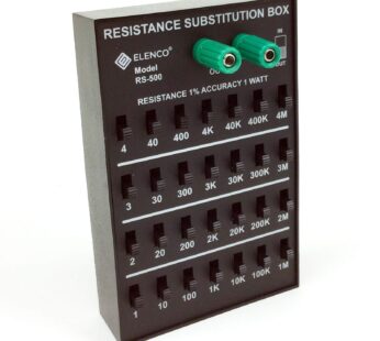Elenco Resistance Substitution Box | Resistance Range From 1? To 11, 111 , 110M? | 1% Prec