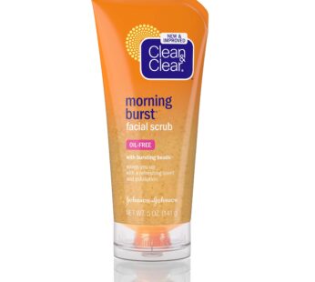 CLEAN & CLEAR Morning Burst Facial Scrub Oil-Free 5 oz