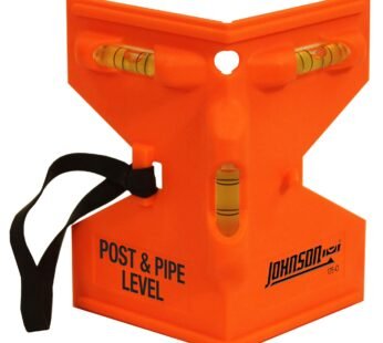 Johnson Level & Tool 175-O Orange Post & Pipe Level, 4″ x 5″ x 9″, Orange, 1 Level