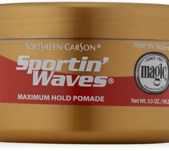 Softsheen-Carson Sportin’ Waves Maximum Hold Pomade, 3.5 oz