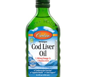 Carlson Norwegian Cod Liver Oil Natural, 250ml