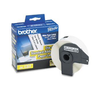 Brother Genuine DK1201 Die-Cut Standard Rolled Address Labels for QL Printers, (DK1201)