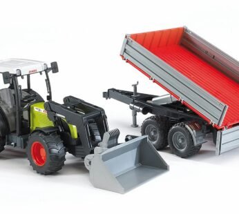 Bruder Toys Claas Nectis 267 F with Frontloader and Trailer