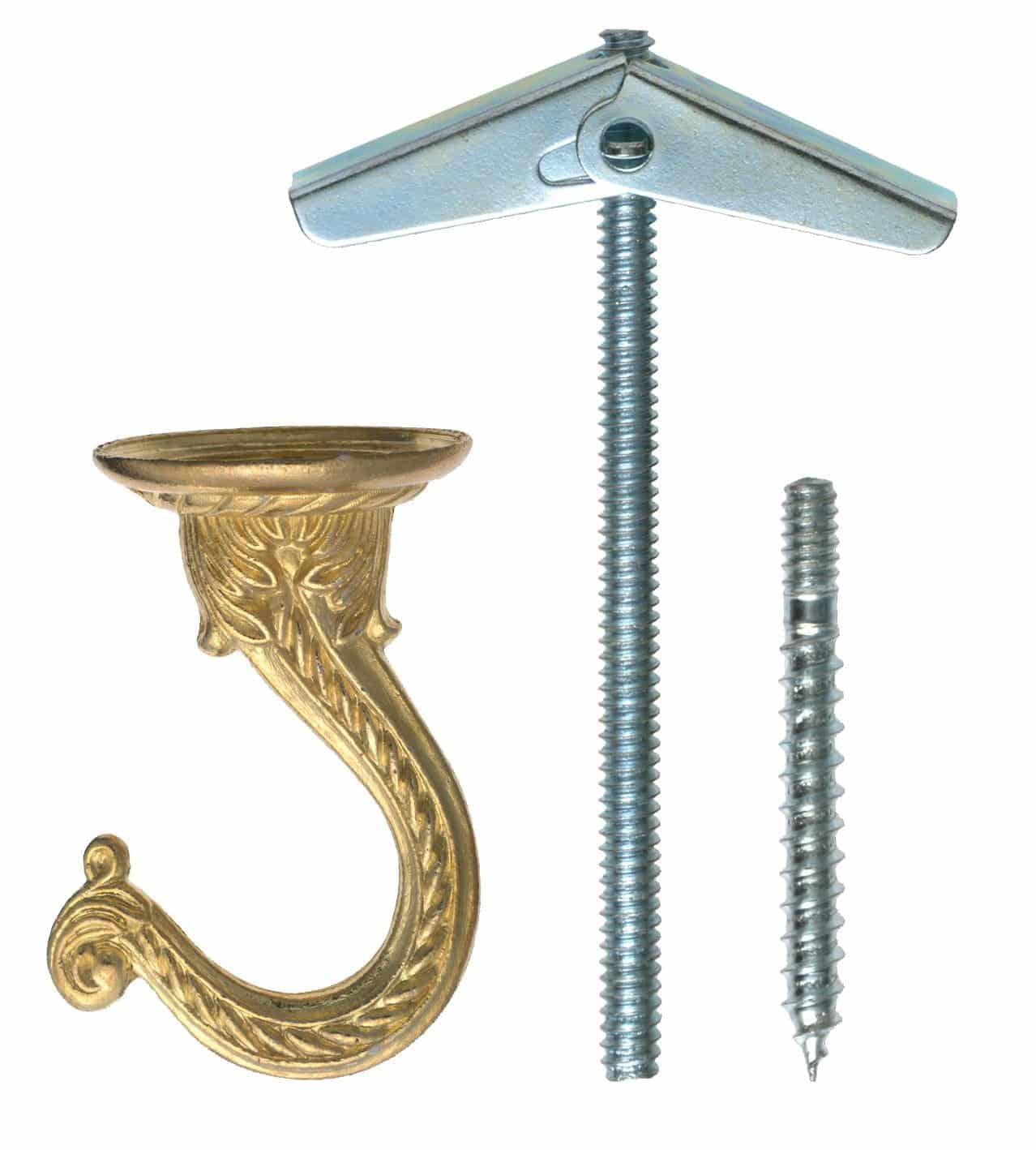 OOK 534502 Hillman Jumbo Swag Hook, Plated, No Size, Brass