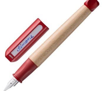 LAMY abc red – child-friendly Fountain Pen for writing beginners with ergonomic grip & pol