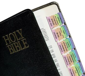 Tabbies Rainbow Bible Indexing Tabs, Old & New Testaments, 80 Tabs Including 64 Books & 16