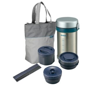 Zojirushi Thermal Stainless Lunch Box BENTO BAKO SL-NC09-ST (Japan Import)