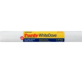 18? x 3/8? Nap Purdy 144670182 White Dove Roller Cover, Dralon