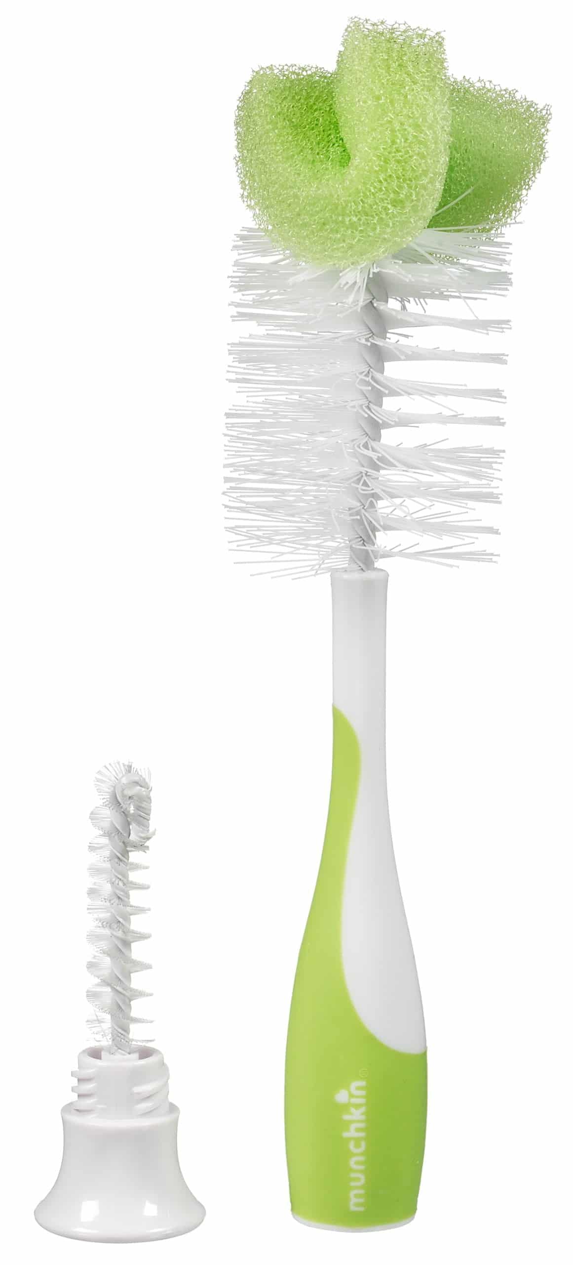 Munchkin Bottle and Nipple Brush, Colors May Vary