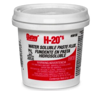 Oatey 30132 Water Soluble Paste Flux, 8-Ounce, Yellow