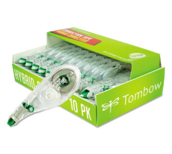 Tombow 68721 MONO Hybrid Correction Tape, 10-Pack. Easy To Use Applicator for Instant Corr