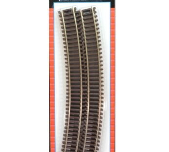 Atlas Code 83 Nickel Silver 24″ Radius Snap Track (6/Bx) HO Scale Trains