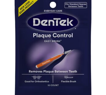 DenTek Easy Brush Interdental Cleaners | Brushes Between Teeth | Standard | Mint Flavor |