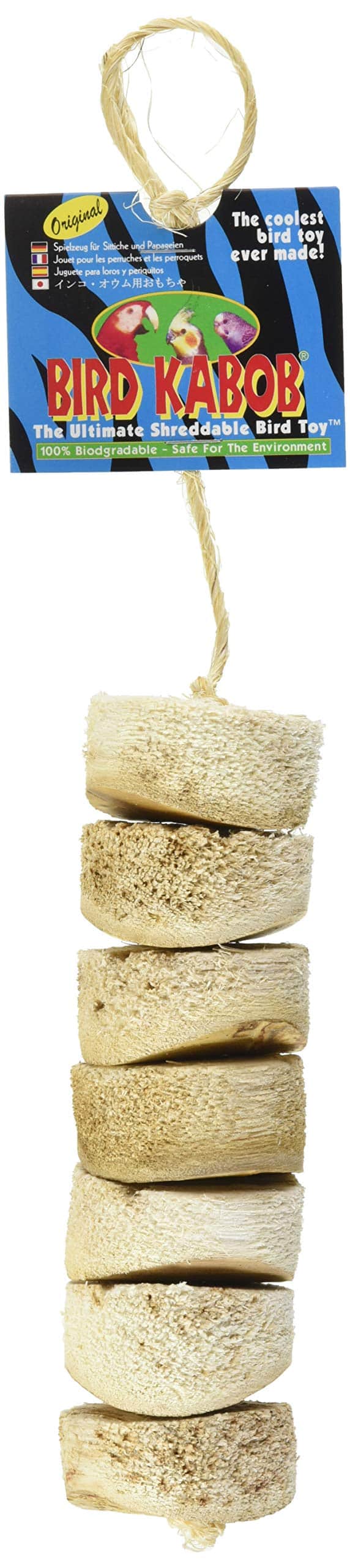 Wesco Pet Original Bird Kabob Shreddable Bird Toy - Image 2