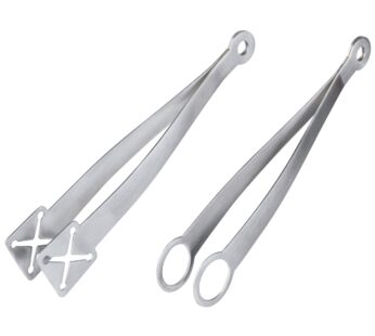 Prepworks by Progressive Appetizer Tongs, Stainless Steel – Set of 2
