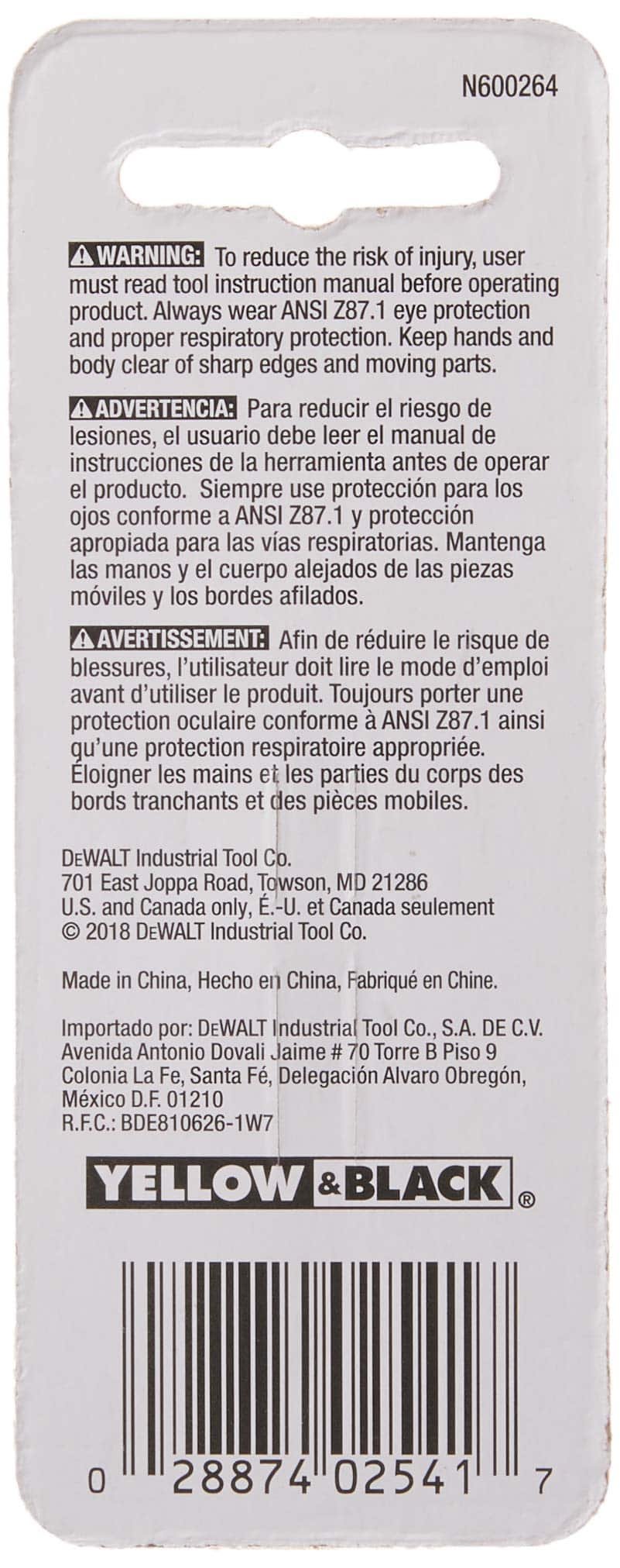 DEWALT Hex Socket Adapter, 1/4-Inch (DW2541) - Image 3