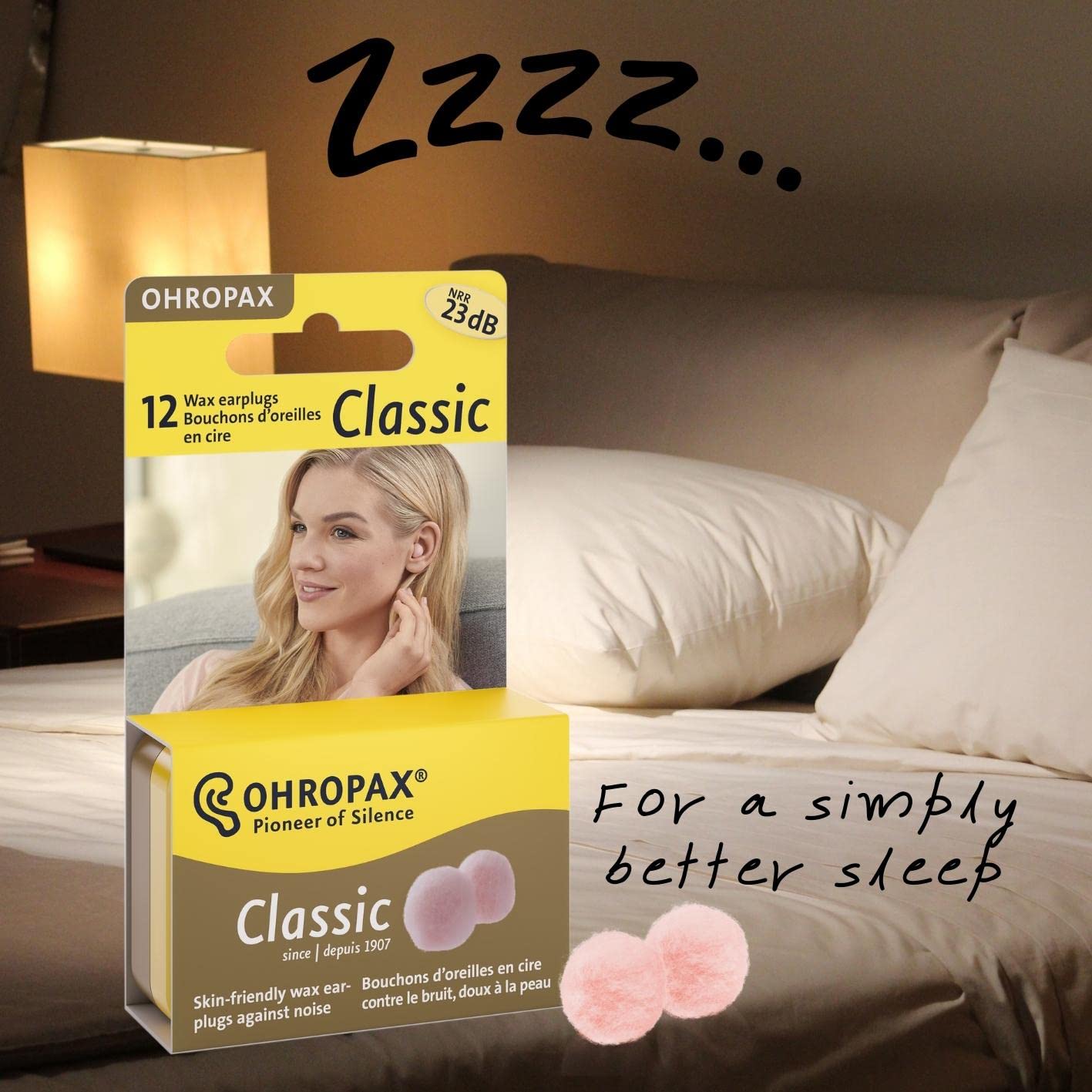 Ohropax Wax Ear Plugs, 12 Plug - Image 6