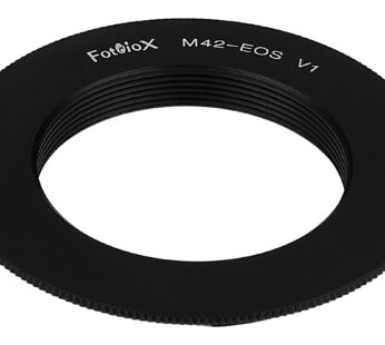 Fotodiox Lens Mount Adapter – Compatible with Black M42 (42mm x1 Thread Mount) Lens to Can