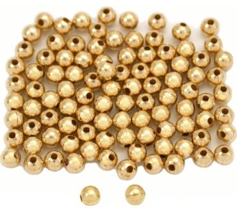 100 14K Gold Filled Round Little Beads Smooth 2.5mm