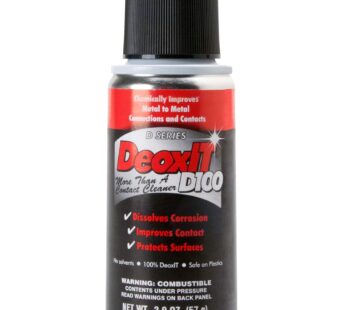 Hosa D100S-2 CAIG DeoxIT 100% Spray Contact Cleaner, 2 oz.