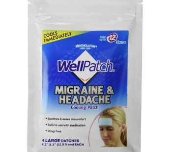 WellPatch Migraine Cooling Headache Pads-4ct