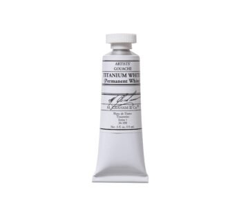 M. Graham 1/2-Ounce Tube Gouache Paint, Titanium White