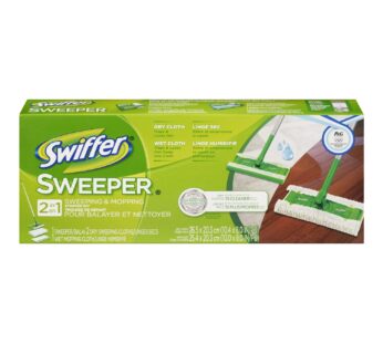 Swiffer Sweeper 2 In 1 Mop And Broom Floor Cleaner Starter Kit