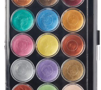 Yasutomo Paints NPWC21 Pearlescent Watercolor Set, 21-Colors, 1 Count (Pack of 1), Multico